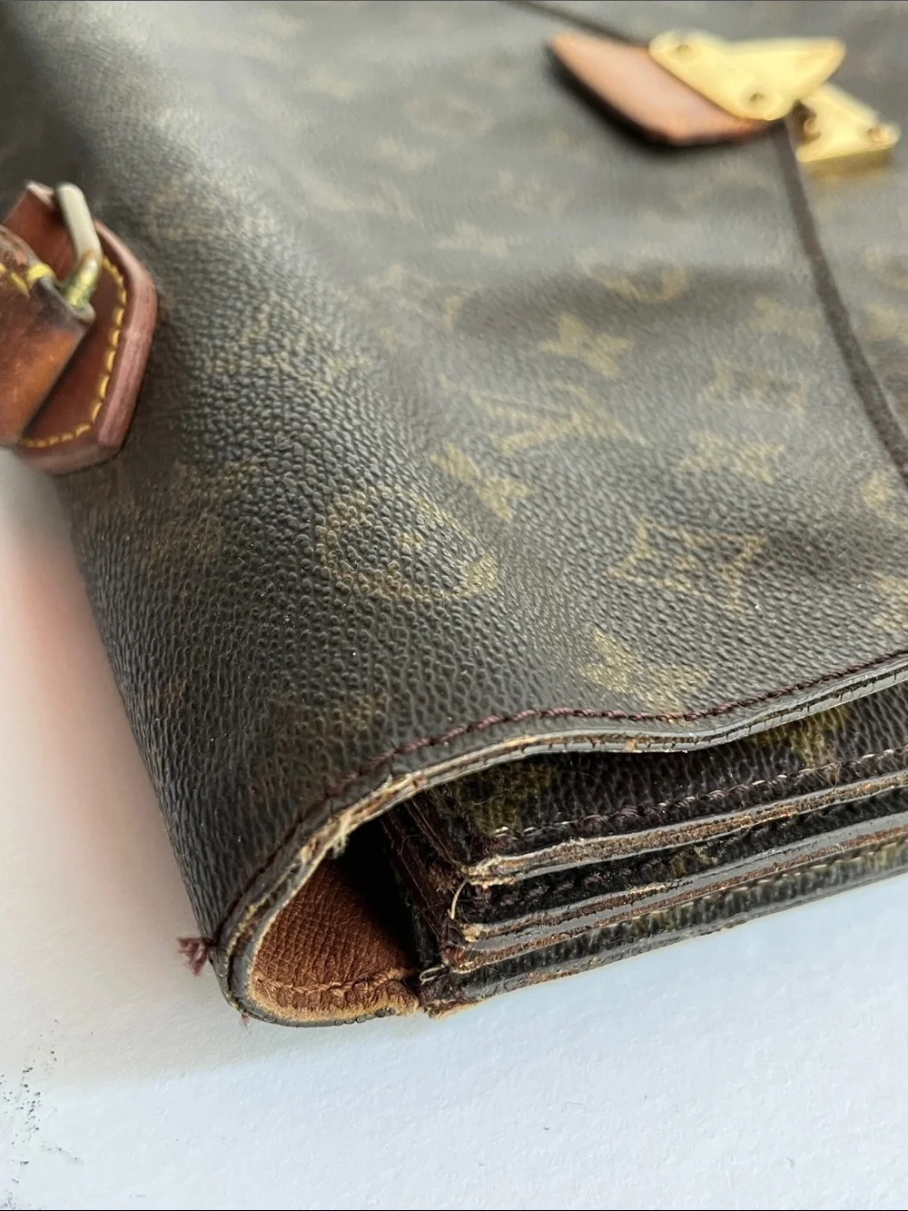 Vintage Louis Vuitton Monogram Canvas Briefcase